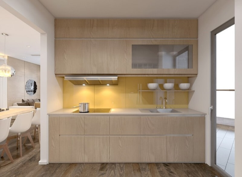 Mẫu thiết kế hệ tủ bếp đẹp kết hợp với thiết bị nhà bếp thông minh mang đến một căn phòng bếp lí tưởng Tủ bếp đẹp, sang trọng và đẳng cấp